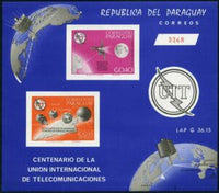 Paraguay 1965 Satellites-Stamps-Paraguay-Mint-StampPhenom