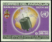 Paraguay 1965 Television Broadcast of the Pope's Visit to the UN-Stamps-Paraguay-Mint-StampPhenom