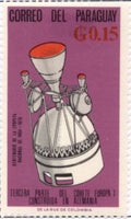 Paraguay 1966 3rd stage of Europa 1 rockect-Stamps-Paraguay-Mint-StampPhenom