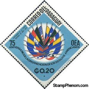 Paraguay 1966 75th O.E.A.-Stamps-Paraguay-Mint-StampPhenom