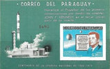 Paraguay 1966 Communications satellite Echo 1 and Echo 2; John F. Kennedy-Stamps-Paraguay-Mint-StampPhenom