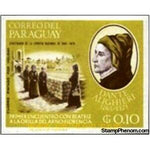 Paraguay 1966 Dante Alighieri (by Giotto) (1265-1321)-Stamps-Paraguay-Mint-StampPhenom