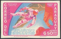 Paraguay 1966 Edward White walking in space-Stamps-Paraguay-Mint-StampPhenom