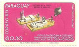 Paraguay 1966 Floating Launch and Control Facility, Satellite-Stamps-Paraguay-Mint-StampPhenom