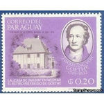 Paraguay 1966 Goethe (1749-1832)-Stamps-Paraguay-Mint-StampPhenom