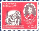 Paraguay 1966 Moliere (1622-1673)-Stamps-Paraguay-Mint-StampPhenom