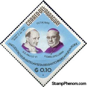 Paraguay 1966 Pope Paul VI (1897-1978)-Stamps-Paraguay-Mint-StampPhenom