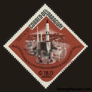 Paraguay 1966 Saturn rockets at NY World`s Fair-Stamps-Paraguay-Mint-StampPhenom