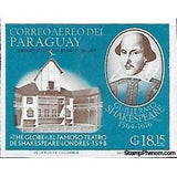 Paraguay 1966 Shakespeare ( 1564 - 1616 )-Stamps-Paraguay-Mint-StampPhenom