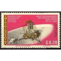 Paraguay 1966 Surveyor 1 on moon-Stamps-Paraguay-Mint-StampPhenom