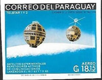 Paraguay 1966 Telstar 1 and 2-Stamps-Paraguay-Mint-StampPhenom