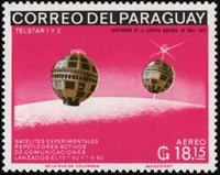 Paraguay 1966 Telstar 1 and 2-Stamps-Paraguay-Mint-StampPhenom