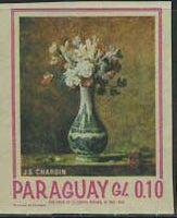 Paraguay 1967 Chardin-Stamps-Paraguay-Mint-StampPhenom