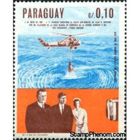 Paraguay 1967 John F. Kennedy, Lyndon B. Johnson, Jaqueline Kennedy-Stamps-Paraguay-Mint-StampPhenom