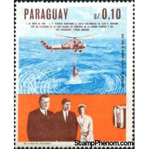 Paraguay 1967 John F. Kennedy, Lyndon B. Johnson, Jaqueline Kennedy-Stamps-Paraguay-Mint-StampPhenom