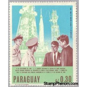 Paraguay 1967 Kennedy, Schirra-Stamps-Paraguay-Mint-StampPhenom