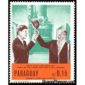 Paraguay 1967 Kennedy and John Glenn-Stamps-Paraguay-Mint-StampPhenom