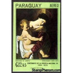 Paraguay 1967 Madonna and Child by Caravaggio-Stamps-Paraguay-Mint-StampPhenom