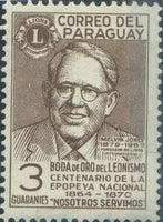 Paraguay 1967 Melvin Jones (1879-1961)-Stamps-Paraguay-Mint-StampPhenom