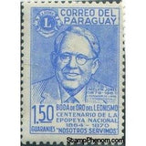 Paraguay 1967 Melvin Jones (1879-1961)-Stamps-Paraguay-Mint-StampPhenom