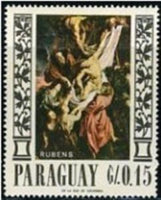 Paraguay 1967 Painting by Rubens-Stamps-Paraguay-Mint-StampPhenom