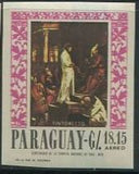 Paraguay 1967 Painting by Tintoretto-Stamps-Paraguay-Mint-StampPhenom