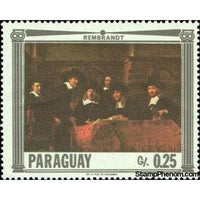 Paraguay 1967 Rembrandt-Stamps-Paraguay-Mint-StampPhenom