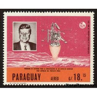 Paraguay 1967 Theorized lunar landing-Stamps-Paraguay-Mint-StampPhenom