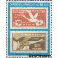 Paraguay 1968 Air Post Stamps from 1929 and 1931-Stamps-Paraguay-Mint-StampPhenom