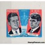 Paraguay 1968 John F. Kennedy and Robert Kennedy-Stamps-Paraguay-Mint-StampPhenom