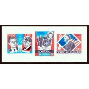 Paraguay 1968 Kennedy, Alfredo Stroessner, Martin Luther King-Stamps-Paraguay-Mint-StampPhenom