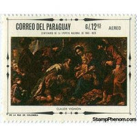 Paraguay 1968 Madonna with child by Claude Vignon-Stamps-Paraguay-Mint-StampPhenom