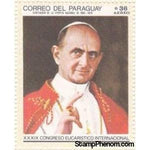 Paraguay 1968 Pope Paul VI (1897-1978)-Stamps-Paraguay-Mint-StampPhenom