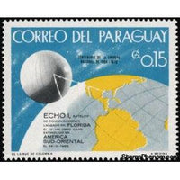 Paraguay 1968 Satellite Echo 1-Stamps-Paraguay-Mint-StampPhenom