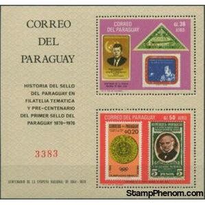 Paraguay 1968 Souvenir Sheet-Stamps-Paraguay-Mint-StampPhenom