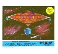 Paraguay 1969 Global Satellite Coverage-Stamps-Paraguay-StampPhenom