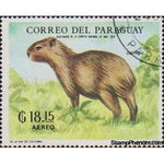 Paraguay 1969 Greater Capybara (Hydrochoerus hydrochaeris)-Stamps-Paraguay-StampPhenom