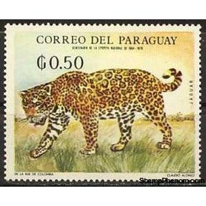 Paraguay 1969 Jaguar (Panthera onca)-Stamps-Paraguay-StampPhenom