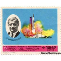 Paraguay 1969 Wernher von Braun-Stamps-Paraguay-StampPhenom