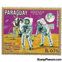 Paraguay 1970 Apollo 11, July 1969-Stamps-Paraguay-StampPhenom