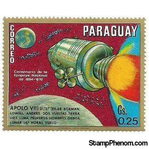 Paraguay 1970 Apollo 8, Dec. 1968-Stamps-Paraguay-StampPhenom