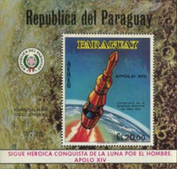 Paraguay 1970 Apollo XIV-Stamps-Paraguay-StampPhenom