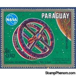 Paraguay 1970 Configured wheel-shaped space station-Stamps-Paraguay-StampPhenom