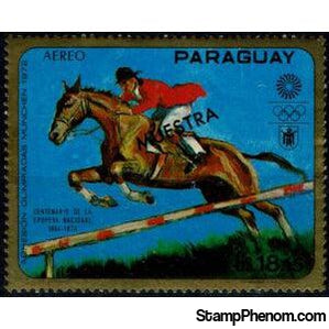 Paraguay 1970 Equestrian-Stamps-Paraguay-StampPhenom