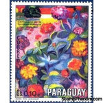 Paraguay 1970 Floral Arrangement; by Alexej von Jawlensky-Stamps-Paraguay-StampPhenom