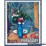 Paraguay 1970 Floral Arrangement; by Cézanne-Stamps-Paraguay-StampPhenom