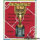 Paraguay 1970 Jules Rimet Trophy-Stamps-Paraguay-StampPhenom