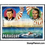 Paraguay 1970 Kennedy, Wernher von Braun-Stamps-Paraguay-StampPhenom