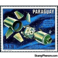 Paraguay 1970 Lunar Module-Stamps-Paraguay-StampPhenom