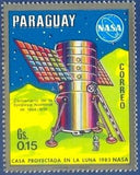 Paraguay 1970 Moon station-Stamps-Paraguay-StampPhenom